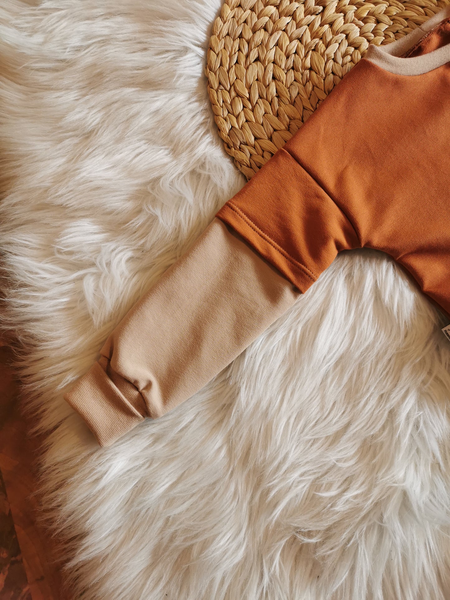 Basic Sweater, Herbstfuchs rost Gr. 92 (18-24 Monate)