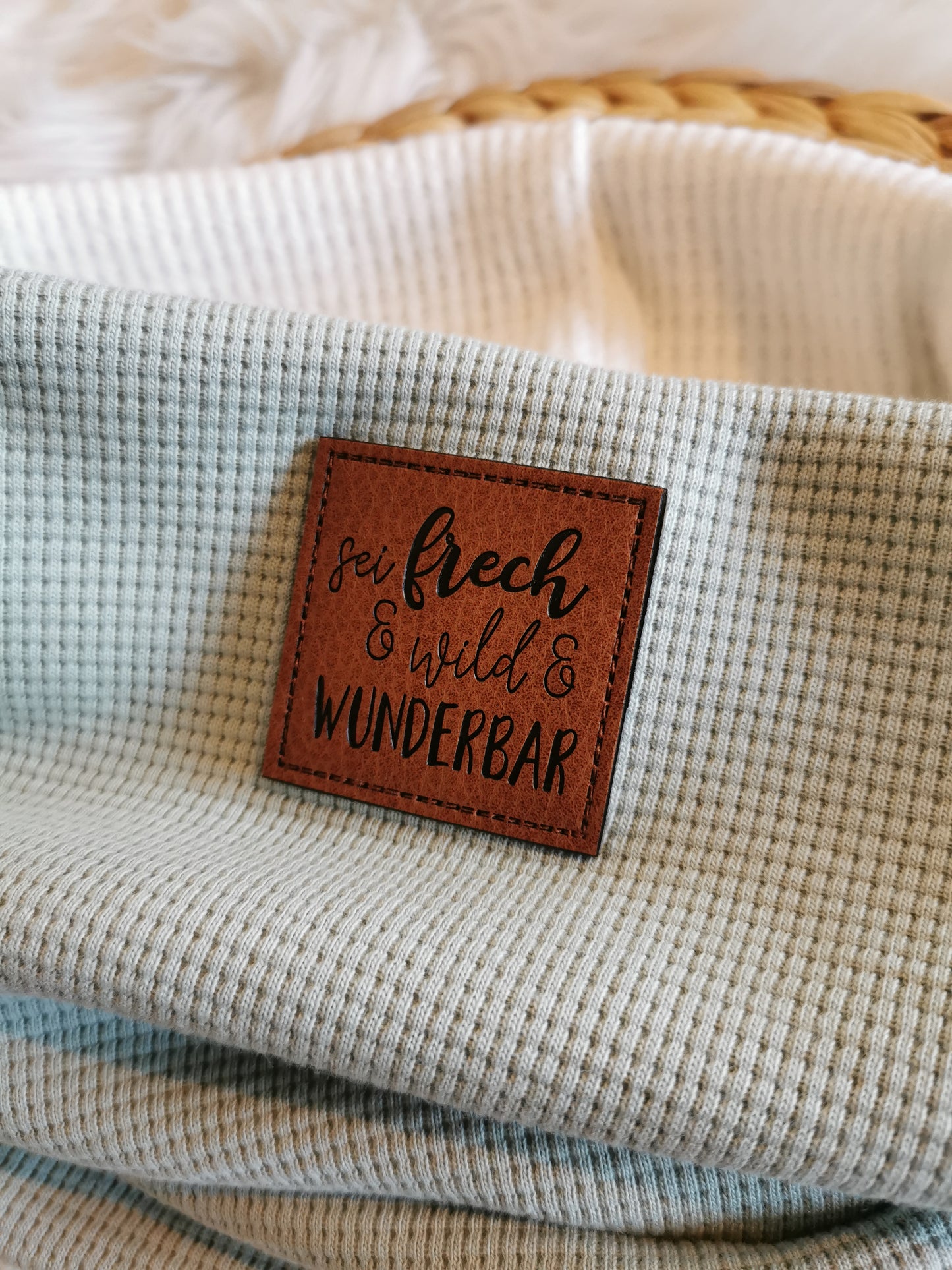 Loopschal helles altmint, Frech wild wunderbar (6-12 Jahre)