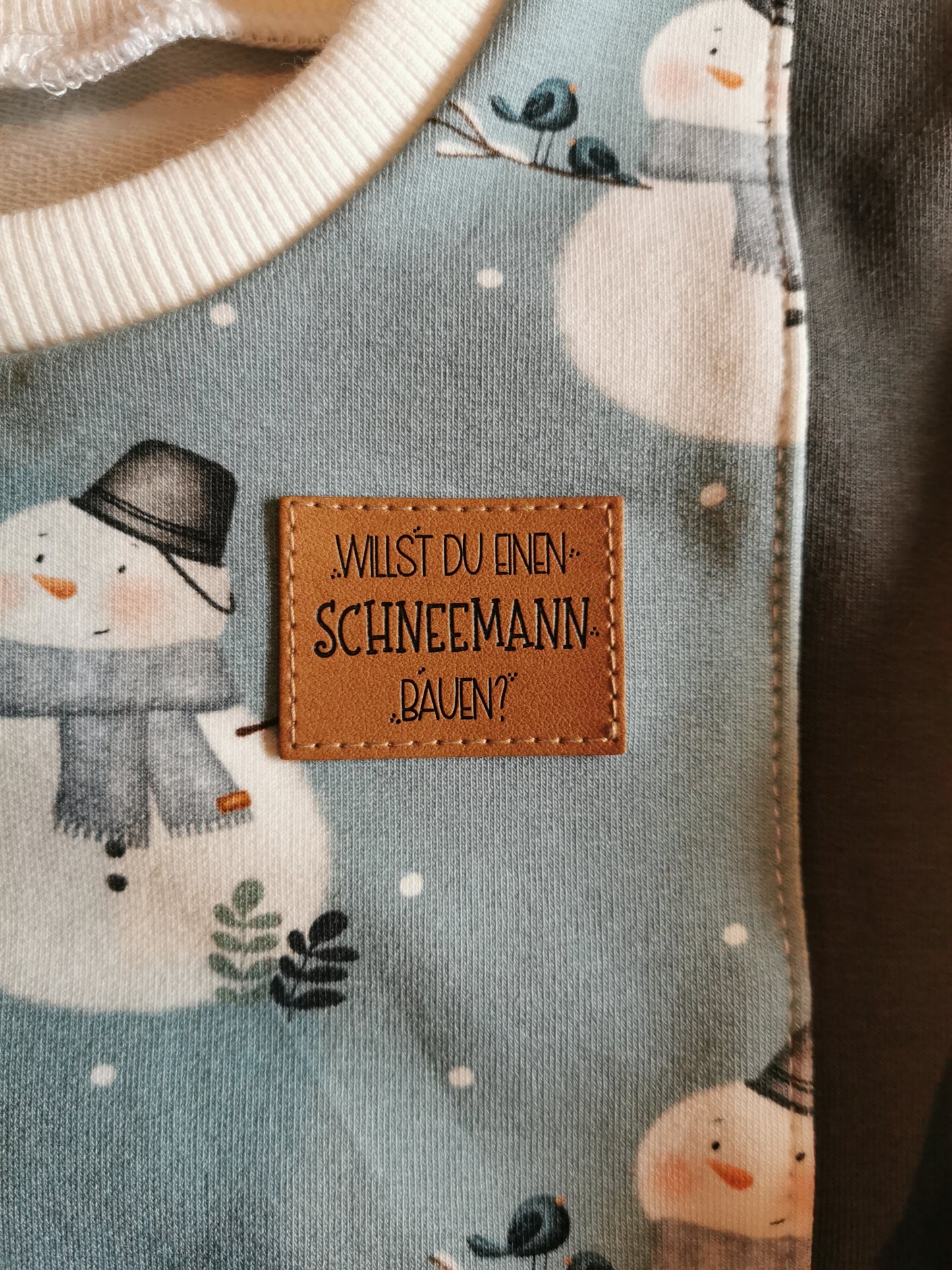 Lounge Sweatshirt Schneemann Gr. 86 (12-18 Monate)